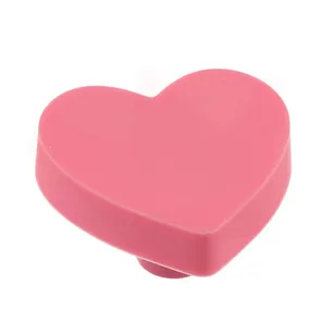 Gałka meblowa gumowa GTV HEART różowy UM-HEART-RZ