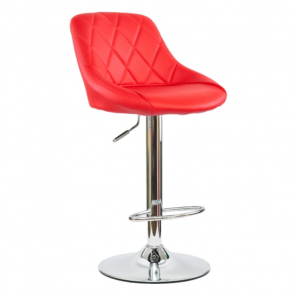 Czerwone krzesło barowe