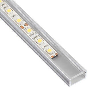 Profil LED DESIGN LIGHT LINE MINI 2m aluminium + klosz transparentny