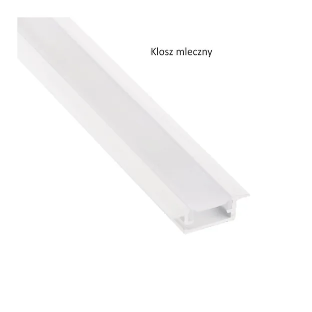 Profil LED DESIGN LIGHT INLINE MINI XL 3m biały + klosz mleczny - Meblownia.pl