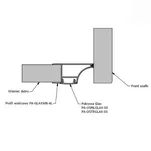 Profil wieńcowy LED GTV GLAX 2m aluminium PA-GLAXWN-AL (bez klosza) - Meblownia.pl