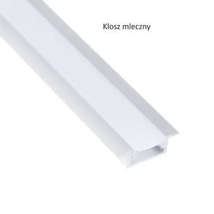 Profil LED DESIGN LIGHT INLINE MINI 2m aluminium + klosz mleczny