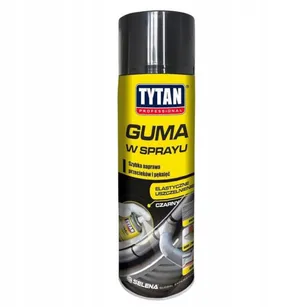 Guma w sprayu - uszczelniacz TYTAN czarny 400 ml 