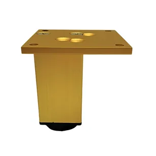 Nóżka meblowa kwadratowa PAK H-100 45x45 złota regulowana PL.22.D863.100.ZŁ