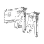 Podnośnik BLUM AVENTOS HK TOP TIP-ON mocny 22K2700T - 2 sztuki, LF 1730-5200 - Meblownia.pl