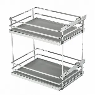 Kosz cargo GTV MOVIXPRO 500 chrom+antracyt (bez prowadnic) pełne dno KO-500BO-01