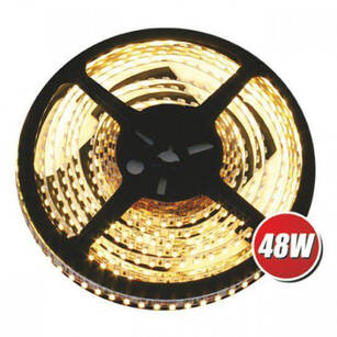 Taśma DESIGN LIGHT 600 LED 48W biała ciepła - bez żelu R-LDL3-8MM-600