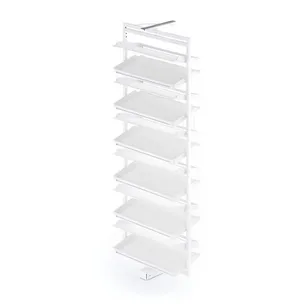 Półka obrotowa na buty SYMPHONY 12 półek WB-671x12  - biała (P1)