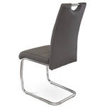 Krzesło na płozach SILVIO kolor szary - Sklep meblowy Meblownia