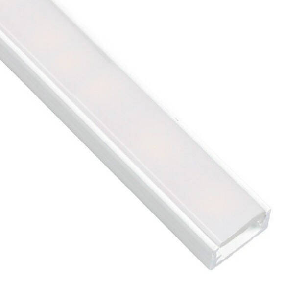 Profil LED DESIGN LIGHT LINE MINI 2m biały + klosz mleczny - Meblownia.pl