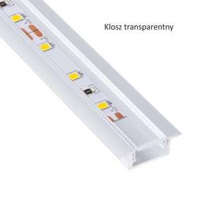 Profil aluminiowy DESIGN LIGHT INLINE MINI XL 2,9m + klosz transparentny