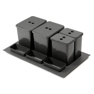 Kosz do segregacji śmieci STRONGBINS 800/900 (2x16+2x8L) antracyt 526012