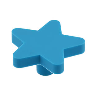 Uchwyt meblowy gumowy GTV STAR niebieski