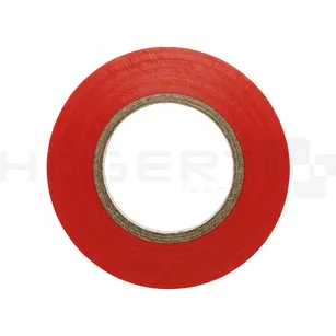 Taśma izolacyjna PVC HOGERT HT1P282 czerwona 20m