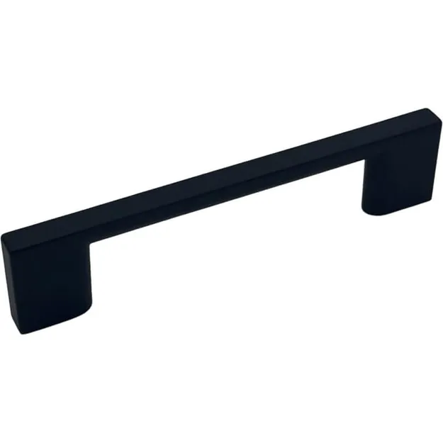 Czarny uchwyt meblowy D705-096 matowy 96 mm - Meblownia.pl
