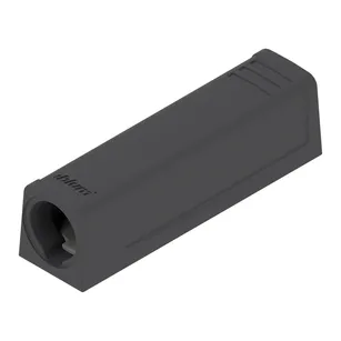 Adapter prosty BLUM 956.1201 do TIP-ON krótki czarny karbon