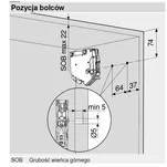 Siłownik BLUM AVENTOS HK-S mocny 20K2E00.02 - 2 sztuki (L+P) - Meblownia.pl