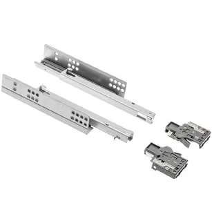 Prowadnica do szuflady GTV MODERN SLIDE 400 częściowy wysuw do płyty 18 mm + sprzęgła PB-GCHX18-400-H