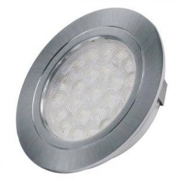 Oprawa LED OVAL wpuszczana zimny biały inox DESIGN LIGHT OVAL-2W-STDR-BZ-01 - Sklep meblownia.pl