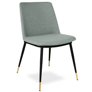 Krzesło GRACE zielone - złote nogi