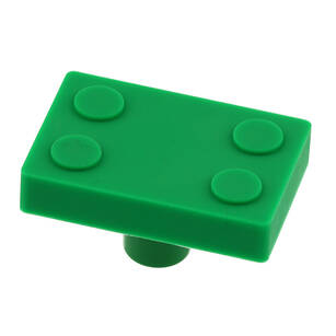 Uchwyt meblowy gumowy GTV BLOCK zielony