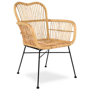 Krzesło rattanowe ALISON - naturalny rattan - OUTLET