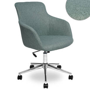Krzesło biurowe LEO turkusowe