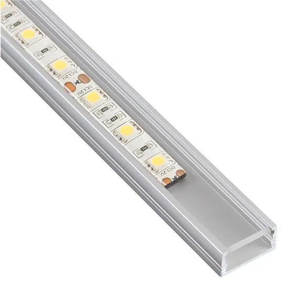 Profil LED DESIGN LIGHT LINE MINI 2,9m  aluminium + klosz transparentny - Meblownia.pl