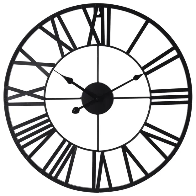 Zegar ścienny HZ1003610 czarny 47 cm - Meblownia.pl