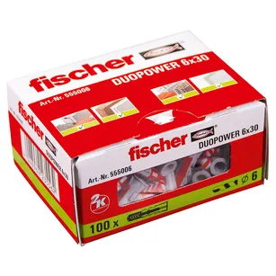 Kołek DUOPOWER Fischer 6x30  - 100 sztuk (555006)