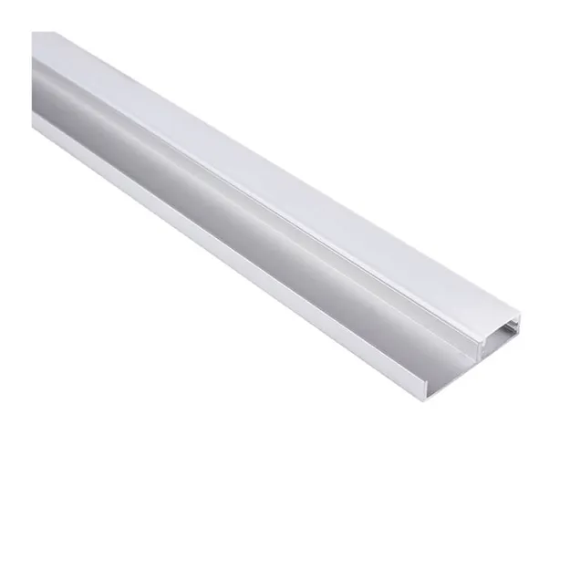 Profil cokołowy LED DESIGN LIGHT FLOOR LINE 3m aluminium + klosz mleczny - Meblownia.pl