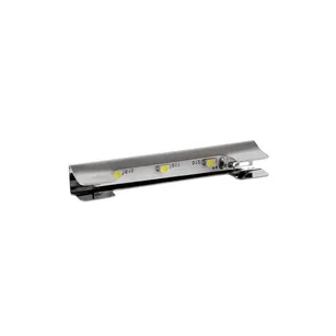 Metalowy klips LED do oświetlania półek DESIGN LIGHT - inox - biały neutralny KLIPS-M-2835-COM-40K-01