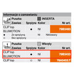 Zawias kątowy BLUM CLIP TOP BLUMOTION  79B3453 - Meblownia.pl