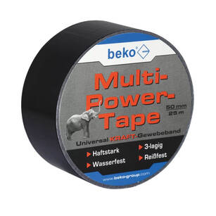 Taśma BEKO MULTI-POWER 50 mm czarna - 25 metrów