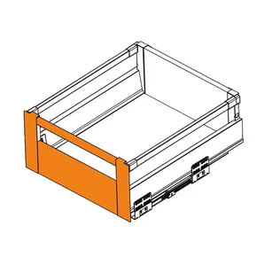 Zestaw do szuflady wewnętrznej o wysokości "D" (167 mm) GTV MODERN BOX PRO biały PB-MBPRO-ZESWEW-D1