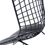 Krzesło druciane PATRICK czarne insp. Wire Chair - Sklep meblownia.pl