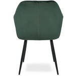 Tapicerowane krzesło ELIZA velvet zielony - Meblownia.pl