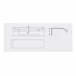 Uchwyt krawędziowy GTV HEXA 32 mm kaszmir UA-HEXA-32-23 - Meblownia.pl