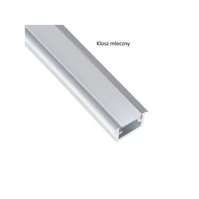 Profil wpuszczany LED DESIGN LIGHT INLINE MINI XL 3m aluminium + klosz mleczny - Meblownia.pl