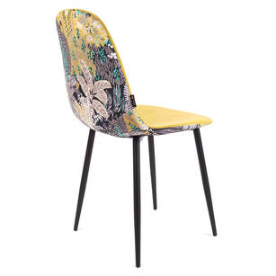  Krzesło tapicerowane GL FIORE VELVET żółty