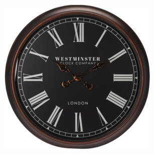 Duży zegar ścienny vintage 76 cm KL5000220