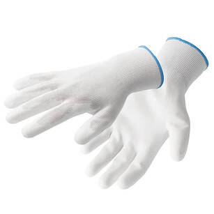 Rękawice ochronne powlekane poliuretanem 9" HOGERT HT5K222-9 białe