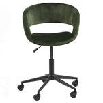 Krzesło biurowe GRETA zielony aksamit - Meblownia.pl
