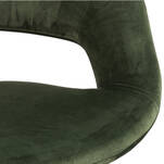 Krzesło biurowe GRETA zielony aksamit - Meblownia.pl