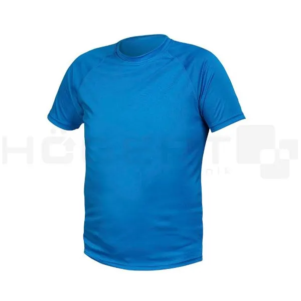 T-shirt poliestrowy HOGERT niebieski rozm.L HT5K400-L - Meblownia.pl