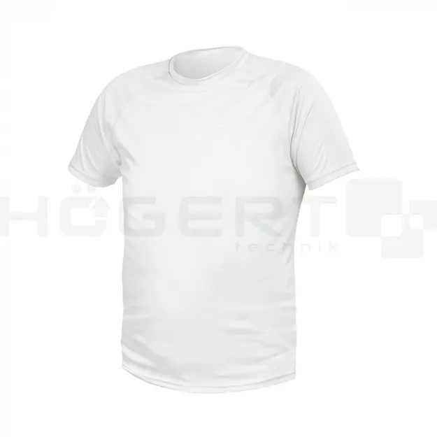 T-shirt poliestrowy HOGERT biały rozm.L HT5K401-L - Meblownia.pl