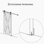 Prowadnik VALCOMP DESIGN LINE mocowany do ściany - Meblownia.pl