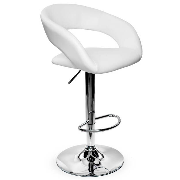 Hoker - krzesło barowe HKB-06 białe - Meblownia.pl