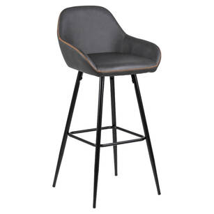  Krzesło barowe ACTONA CANDIS szare (72071)