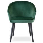 Krzesło tapicerowane MADERA zielone velvet - Meblownia.pl